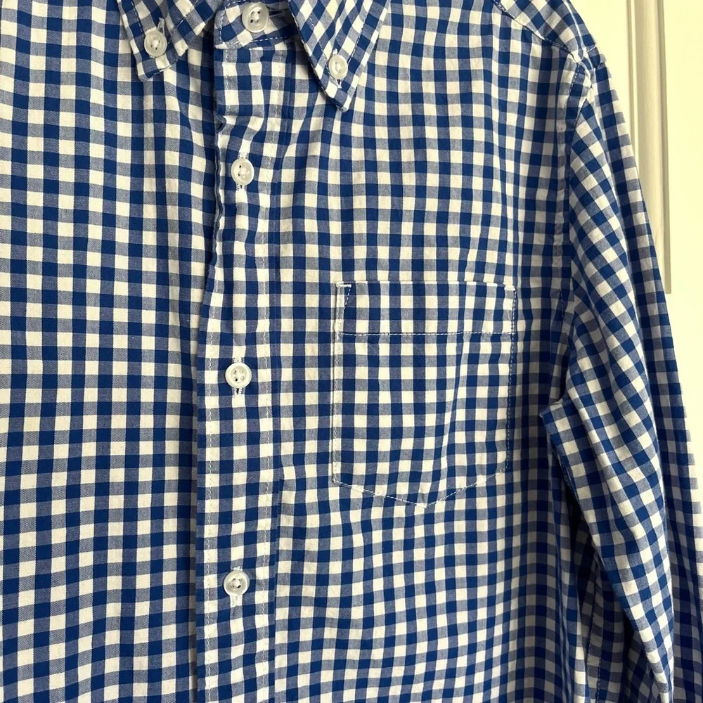 Crewcuts Boys Size 8 Long Sleeve Button Down Shirt with Button Down Collar
